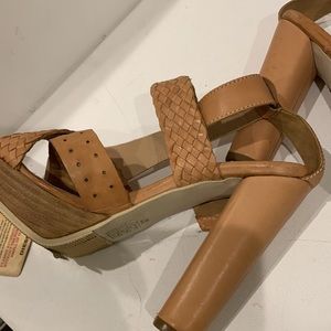 Diesel | Shoes | Diesel Leather Platform Wedge Nude Heel Braided Woven